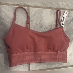NWT Pink Victoria Secret Womens Light Support Sports Bra Size XS Originally$29